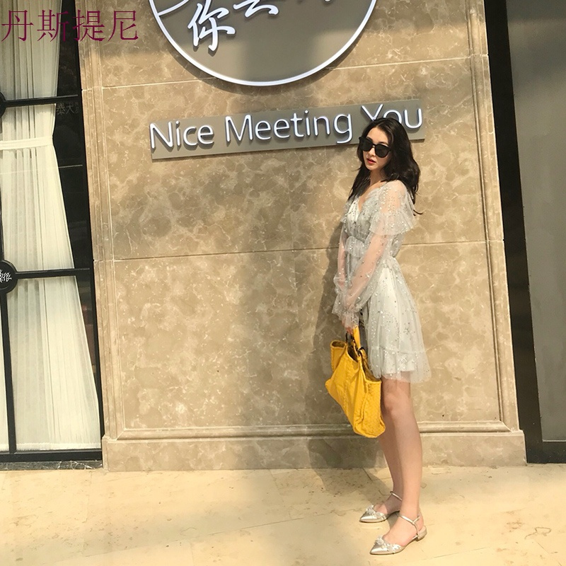 2018新款连衣裙女小晚礼服名媛聚会伴娘洋装派对显瘦宴会生日敬酒