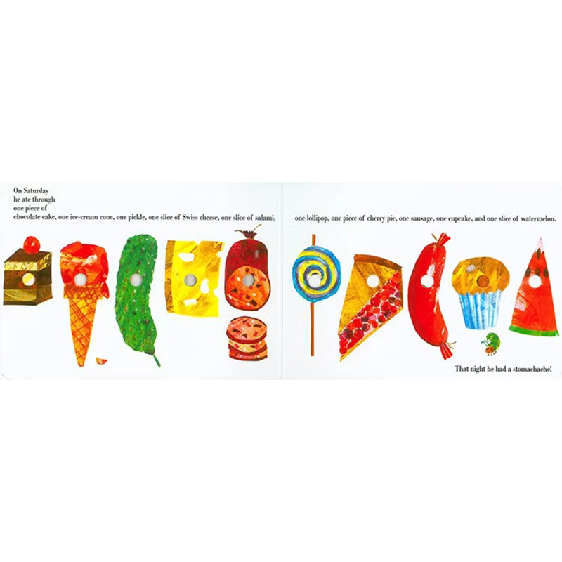 [正版]Eric Carle好饿的毛毛虫4册英文原版绘本 the very busy spider/Quiet Cri高清大图