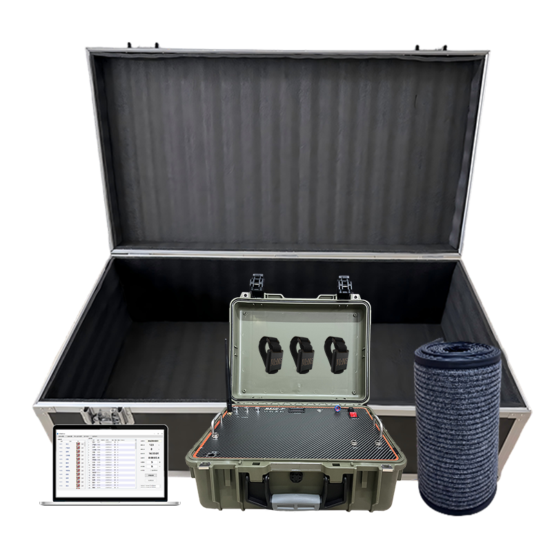 HSJYZN 60人同测智能电子3公里 考核系统3000米跑步测试仪三千 米测试系统机器中长跑计时器智 慧跑圈设备60人