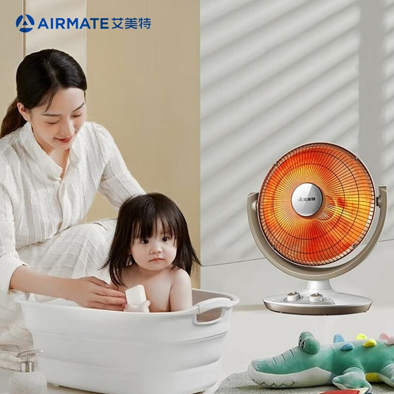 艾美特(AIRMATE)小太阳取暖器陶瓷加热广角取暖室内加热器 HF10078T高清大图