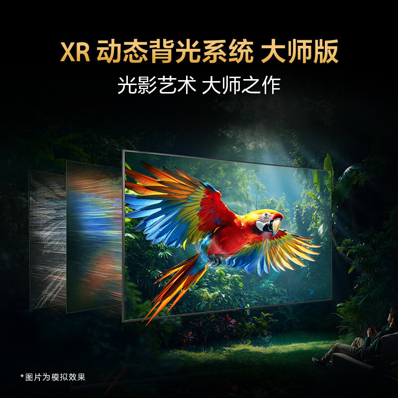 索尼(SONY)新品 98英寸 索尼电视5系 轻旗舰MiniLED XR芯片 K-98XR50 一级能效高清大图