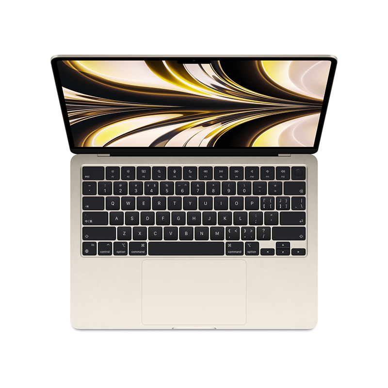 苹果apple轻薄本macbookair系列1368核m2芯片8核图形处理器8g1tbssd