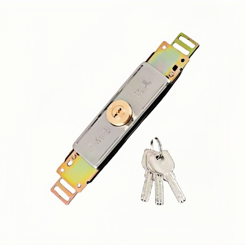 依诺九吉 通用卷帘门锁卷闸门锁月牙锁芯 多型号 把高清大图