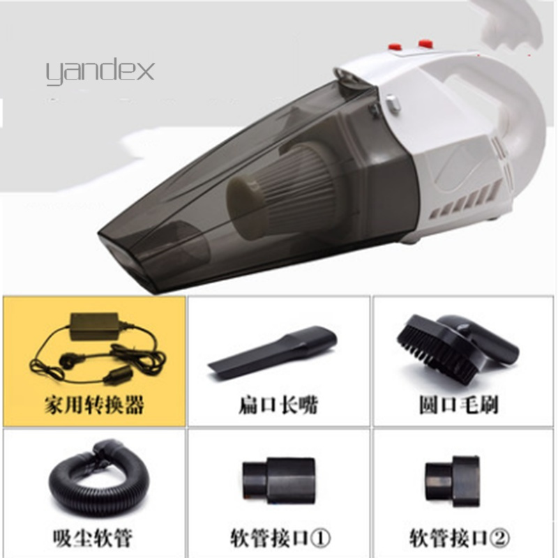 适用于车载吸尘器大功率120W汽车洗尘吸尘车用家用两用12V车内干湿吸力2