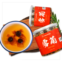 买1送1共100g再春堂手工新疆雪菊 菊花茶昆仑雪菊花茶花草茶50g/瓶 花瓣金黄汤色绛红无熏硫保健茶饮