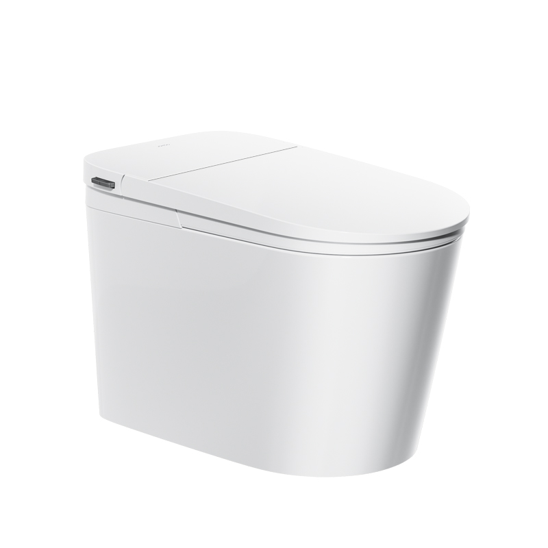 九牧(JOMOO)轻智能马桶零压大座圈轻音冲脚感冲水SQ6451 白色 坑距400MM