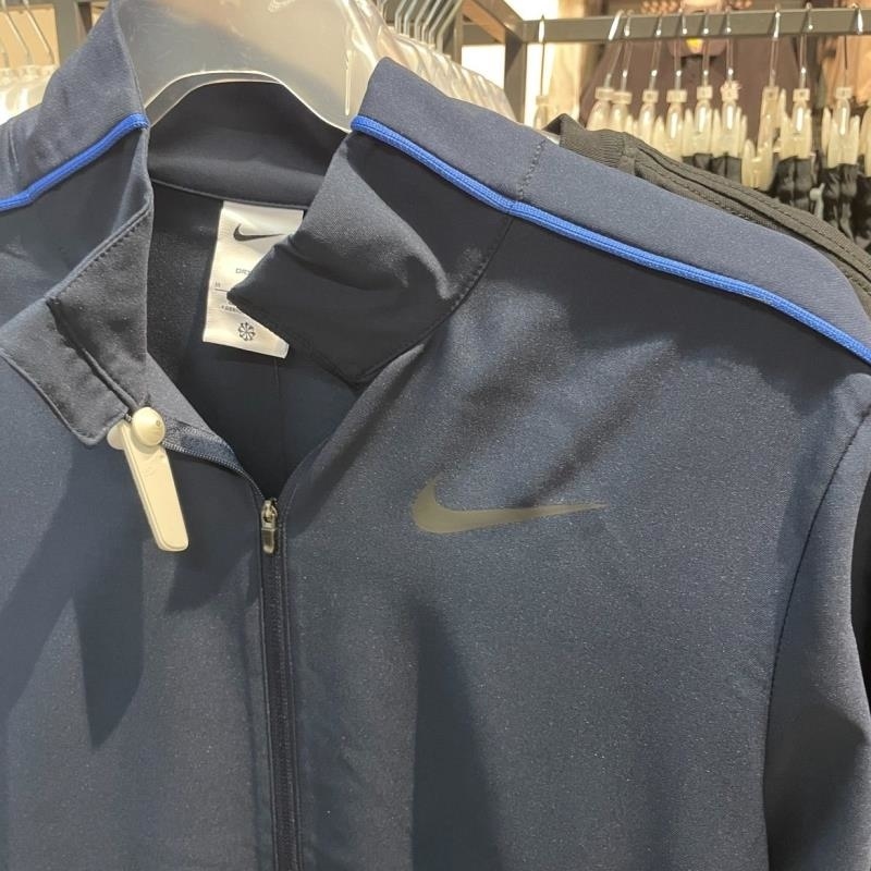 NIKE耐克外套运动休闲舒适梭织立领男装夹克DM6620-451 D高清大图