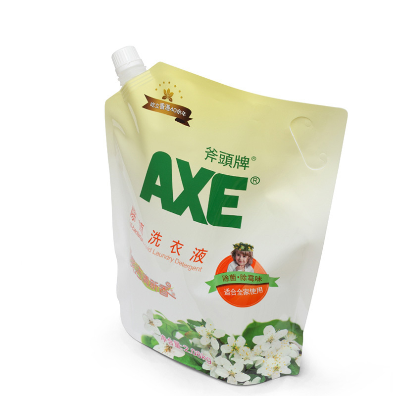 AXE斧头牌 除菌洗衣液2.08kg 袋装家用 清新香味无刺激婴儿可用高清大图