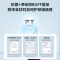 [官方正品]美的400升法式多门超薄四开门嵌入式60CM超薄一级双变频净味冰箱智能家用电冰箱MR-417WFPE流苏银