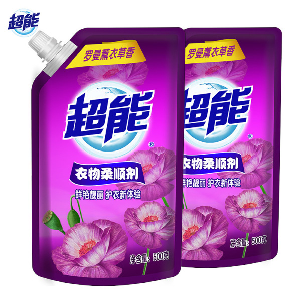[超能][500g]衣物手洗机洗专用护理剂柔顺剂留香 罗曼薰衣草香 500kg 图片 4