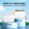 美的(Midea)冰柜220升家用商用囤货双温 双箱双温冷柜蝶形门冷藏冷冻卧式冰箱 BCD-220VM(E)
