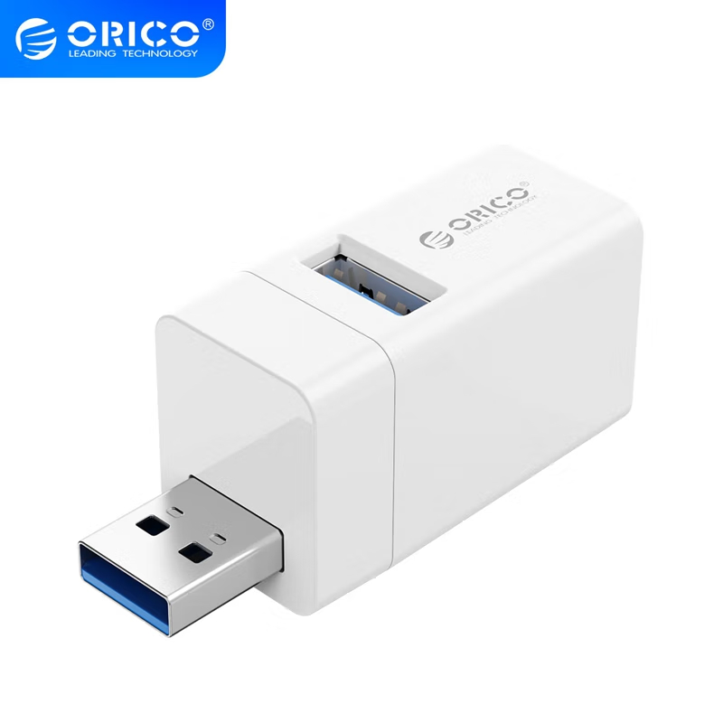 奥睿科(ORICO) USB3.0分线器扩展坞拓展坞hub 三合一一拖三转换器 直插式接口转换头迷你MINI-U32高清大图