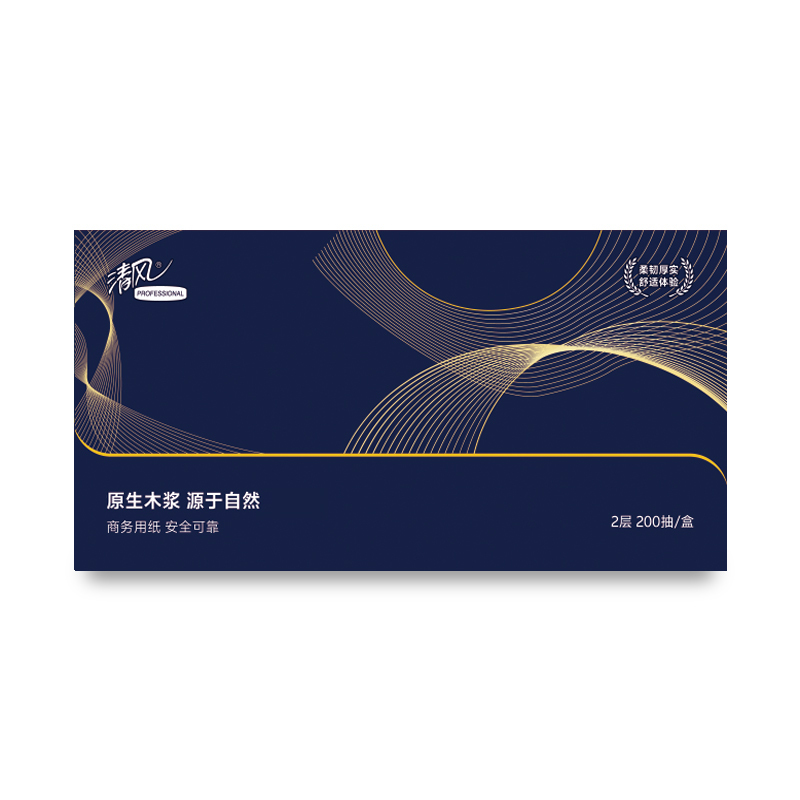 清风(Breeze) A338GDW 2层200抽/盒 3盒/提 12提/箱 (计价单位:箱)高清大图