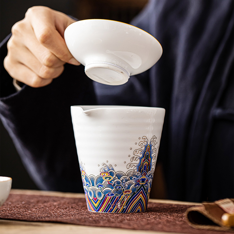 領藝 皇家御品茶漏茶滤功夫茶具配件宫廷风过滤器