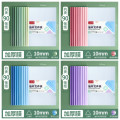 华杰渐变色抽杆夹HQ430【可夹90页】三角杆+加厚膜/颜色随机发【100个】