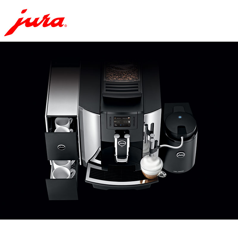 优瑞(Jura) 全自动咖啡机WE8瑞士进口一键花式咖啡商用磨泵压式自动清洗高清大图