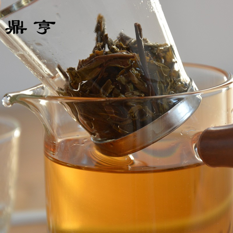 鼎亨简约耐热玻璃功夫茶具 便携创意飘逸杯 办公室泡茶杯公道杯