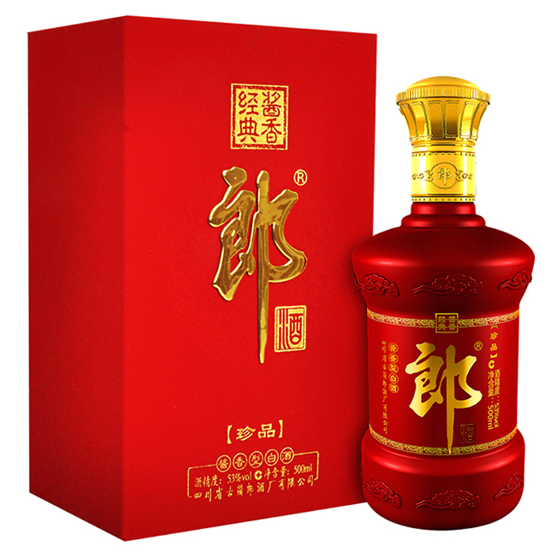 郎酒 珍品郎 53度 500ml*6 整箱装 酱香型白酒