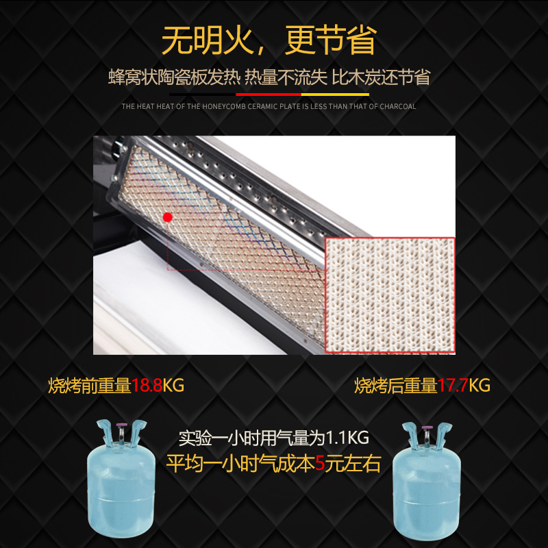 德玛仕(DEMASHI)电烧烤炉韩式家用不粘电烤炉 无烟烧烤 RSY-Q10-102L(液化气)