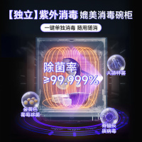 [新品]老板(ROBAM)洗碗机17套独嵌两用洗碗机1级水效自动换气独立UV消毒除菌存储一体 嵌入式洗碗柜洗碗机B66X