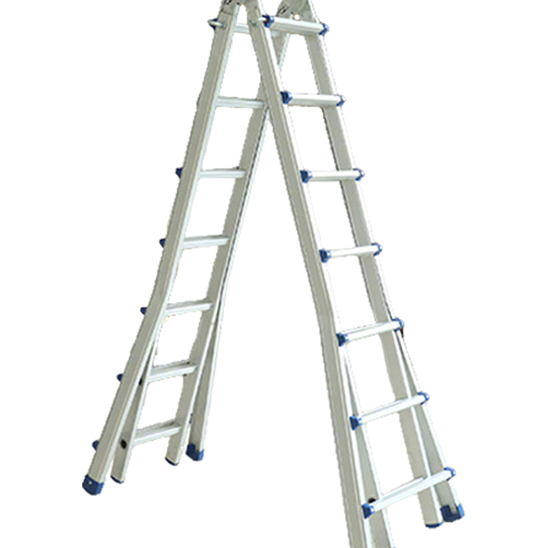 围达 多功能折叠工程梯 3.58m(6步) 个高清大图
