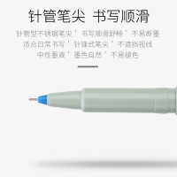 斑马(ZEBRA)BE-100中性笔 10支/盒 0.5mm 墨水笔 签字笔 财务针管笔 学生书写笔 办公文具用品
