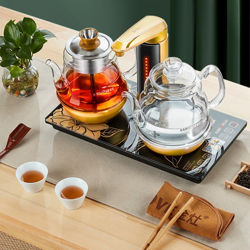金灶(KAMJOVE) 0.8L烧水煮茶一体机全自动上水电热水壶茶台烧水壶 多功能恒温煮茶壶 GA-909高清大图