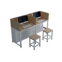 东业家具 双人学生教学电脑课桌