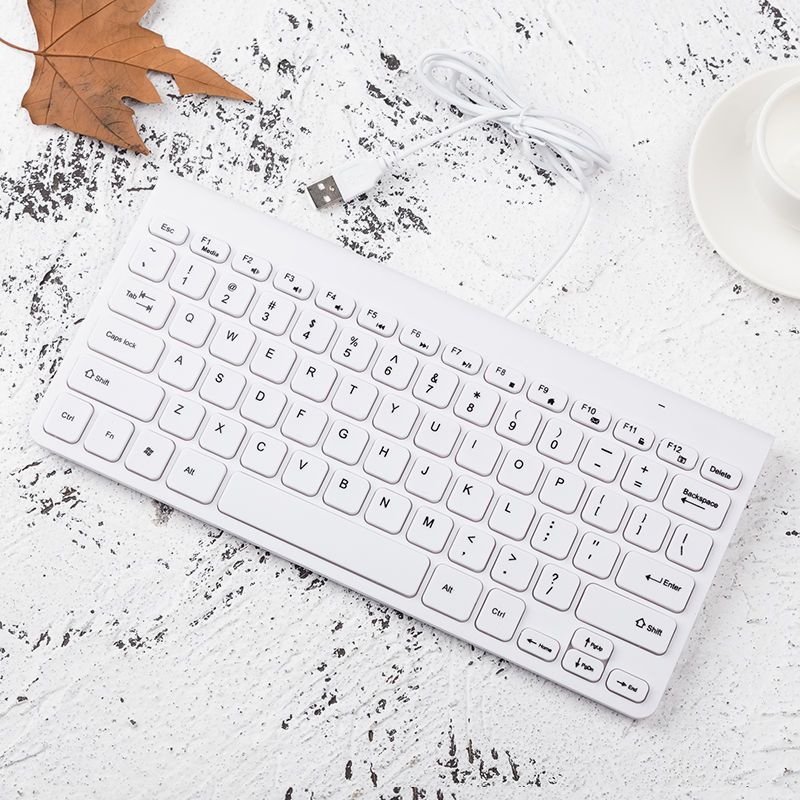 巧克力小键盘有线电脑笔记本外接轻薄迷你便携家用游戏接口