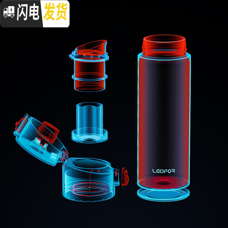三维工匠保温杯男士防摔 茶水分离车载杯子泡茶杯喝茶跳盖水杯500 雅黑色530金猪