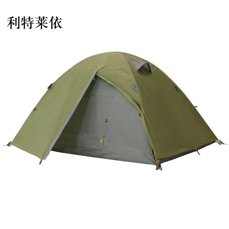 利特莱依广告帐篷简约便携帐篷210*140*110cm配铝杆防潮垫充气垫睡袋