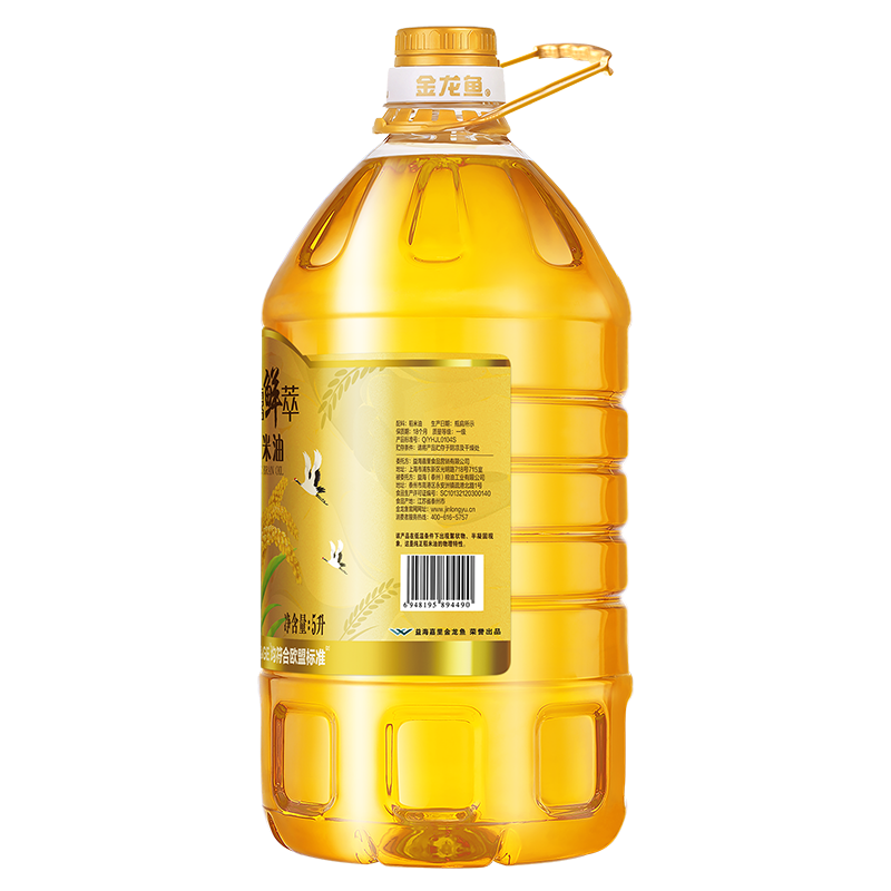 金龙鱼甄露鲜萃稻米油(5L)HC高清大图