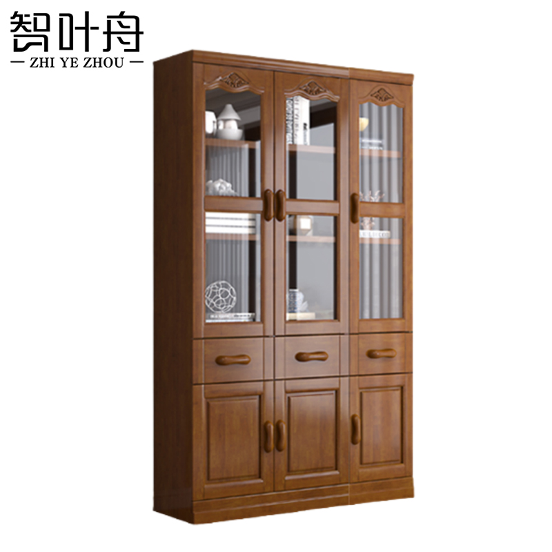 智叶舟资料柜120*30*200cm台高清大图