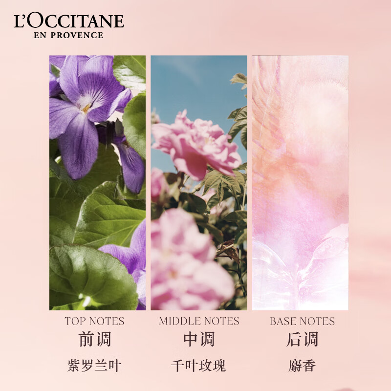 欧舒丹护手霜保湿滋润防干裂瑰香之心30ml高清大图