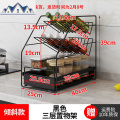 厨房下水置物架落地式调味料收纳架抽拉式橱柜内浴室台下储物架_650