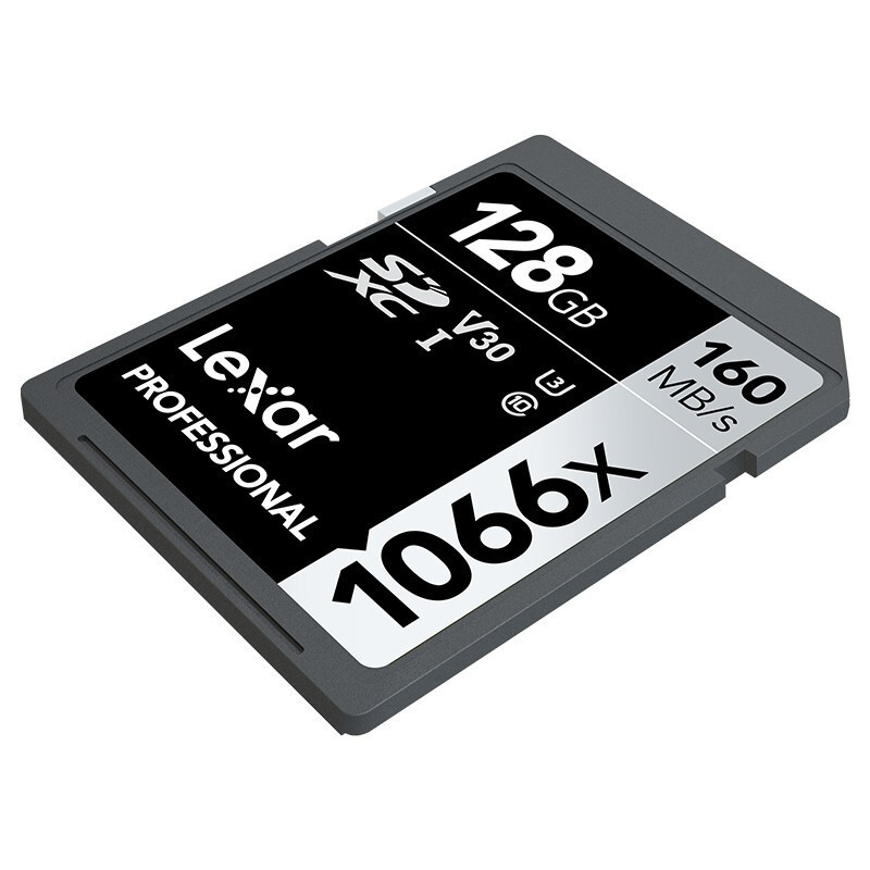 雷克沙(Lexar)SD卡128G V30 (1066X) 160M/120M