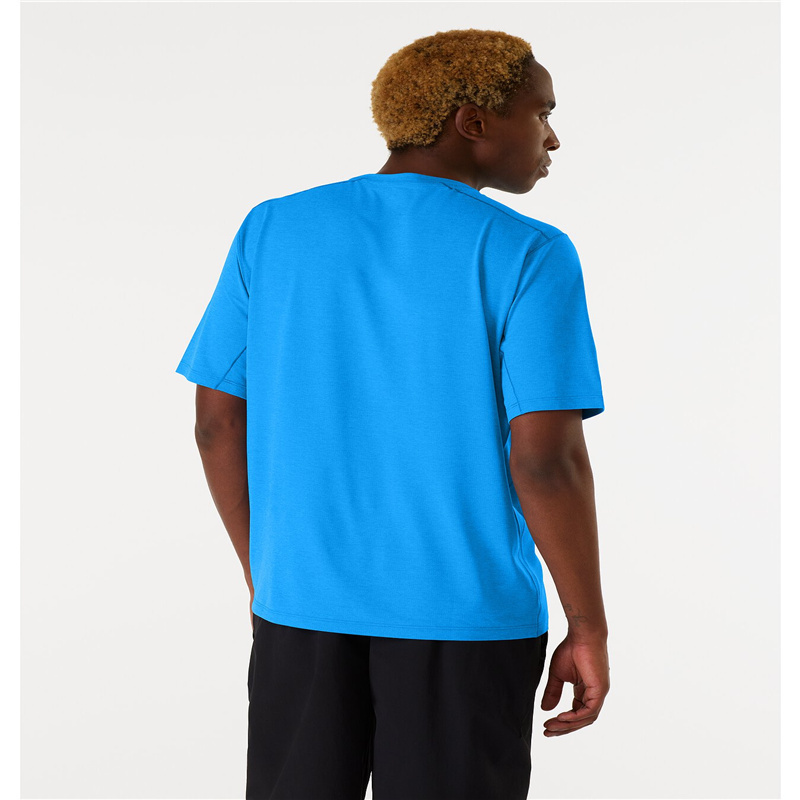 官方正品arcteryx始祖鸟cormaccrewss轻量透气速干短袖男士t恤灰绿