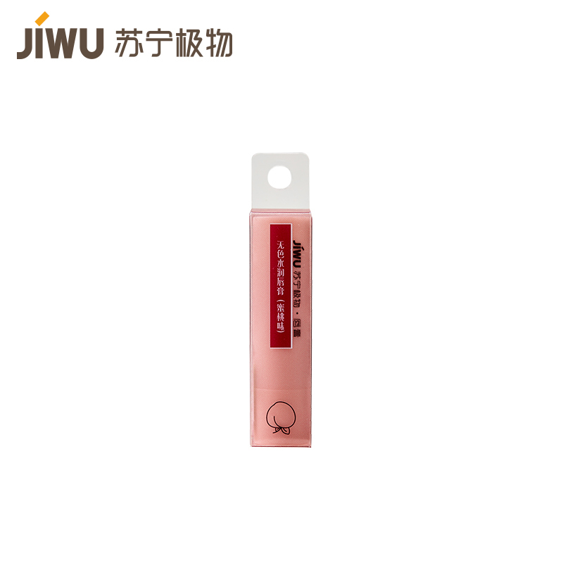 苏宁极物 无色水润唇膏蜜桃味 5ml