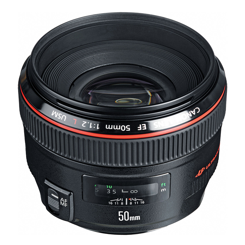 [二手95新]佳能/Canon EF 50mm f/1.2L USM 单反相机中焦人像镜头红圈