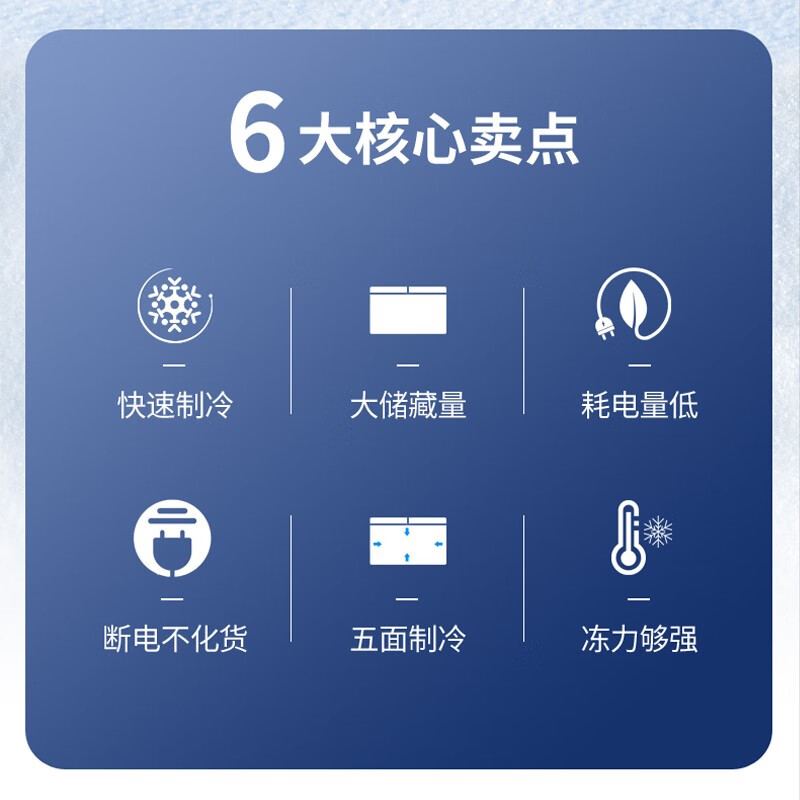 海尔商用冷柜卧式大容量全冷冻冷藏转换电子控温629升BC/BD-629GHEP高清大图