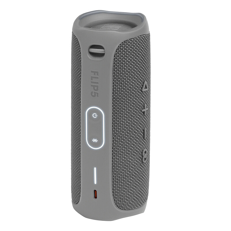 JBL FLIP5 音乐万花筒五代 便携式蓝牙音箱 低音炮 防水设计 支持多台串联 户外音箱 迷你小音响 灰色