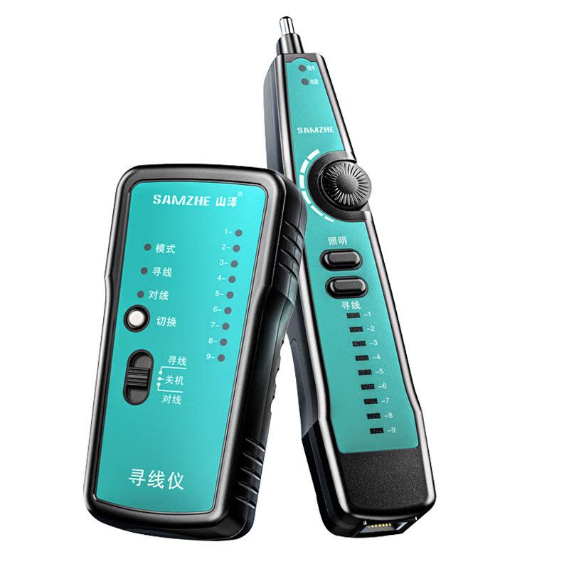 山泽(SAMZHE)网络寻线仪多功能电话网络测线巡线仪器查线仪查线器抗干扰60V耐压寻线套装CS-30图片