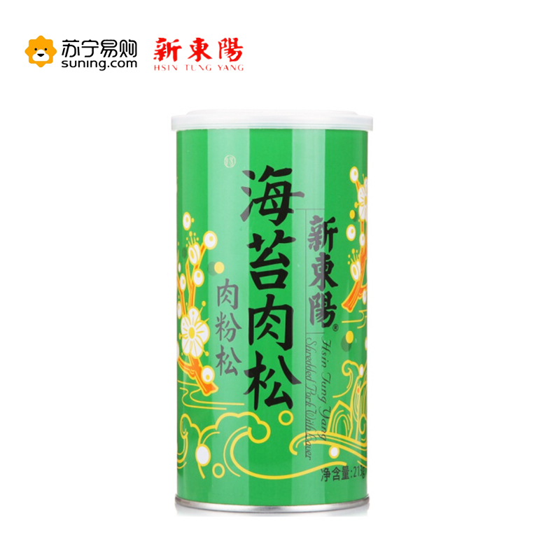 新东阳 海苔肉松213g 肉粉松 休闲零食 配粥下饭菜 寿司面包材料 老上海味道