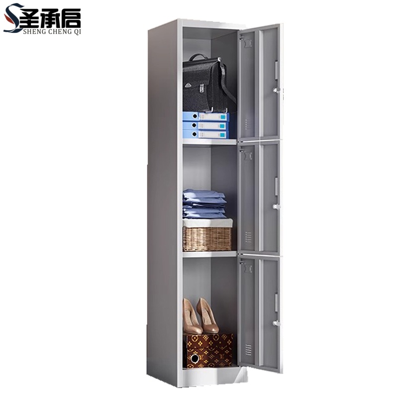 圣承启铁皮衣柜单三门台高清大图