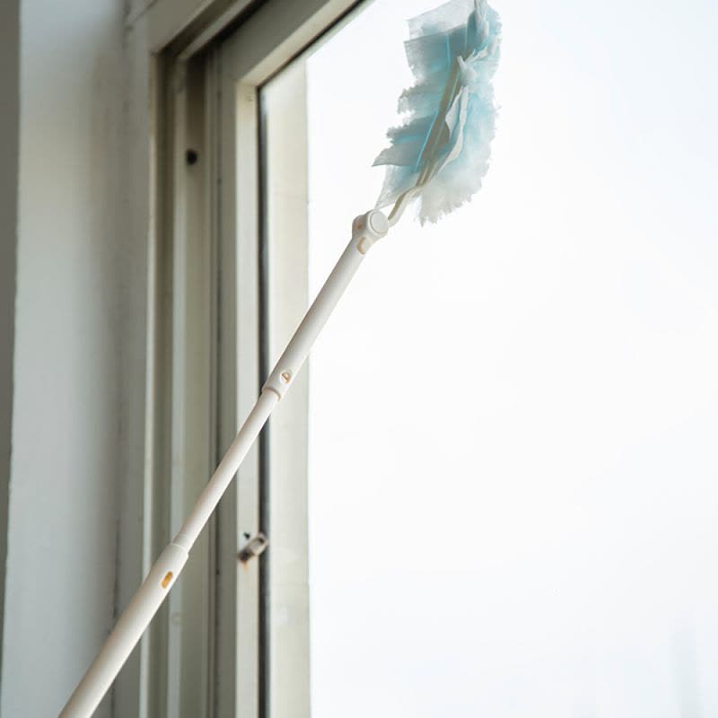 一次性静电除尘掸子扫灰清理神器鸡毛家用打扫卫生伸缩灰尘清扫3759A图片