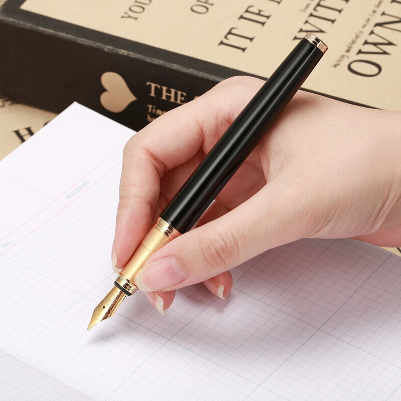 毕加索(Pimio) 钢笔906 签字笔0.5mm 雅典皇朝系列 雾金 单只装