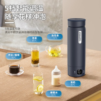 飞利浦电热水杯旅行烧水壶小型便携式电煮杯办公室自动恒温养生杯