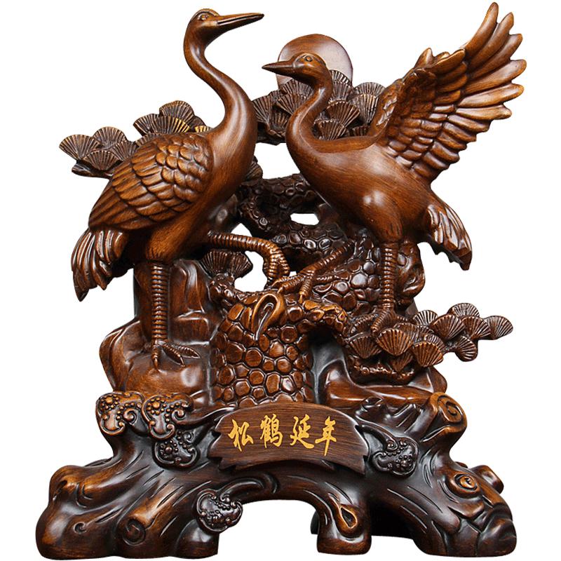 美帮汇寿桃摆件大号松鹤延年送老人爷爷奶奶长辈大寿创意贺礼工艺品高清大图