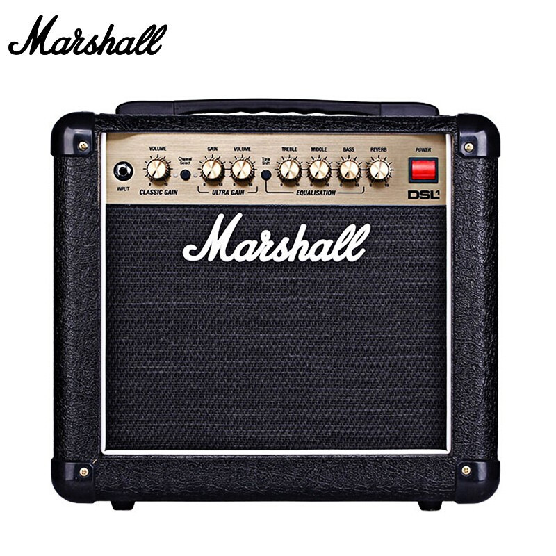 马歇尔(Marshall)吉他音箱 DSL1CR电吉他音箱 全电子管马勺电吉它音响 带混响 30W