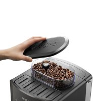 Krups EA810B80咖啡机全自动家用不锈钢研磨器咖啡机(灰色)意式现磨打奶泡浓缩商用小型进口恒温速热